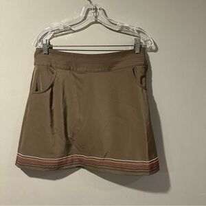 Nike Golf Fit Dry Skirt Skort Brown Womens Size 6 EUC